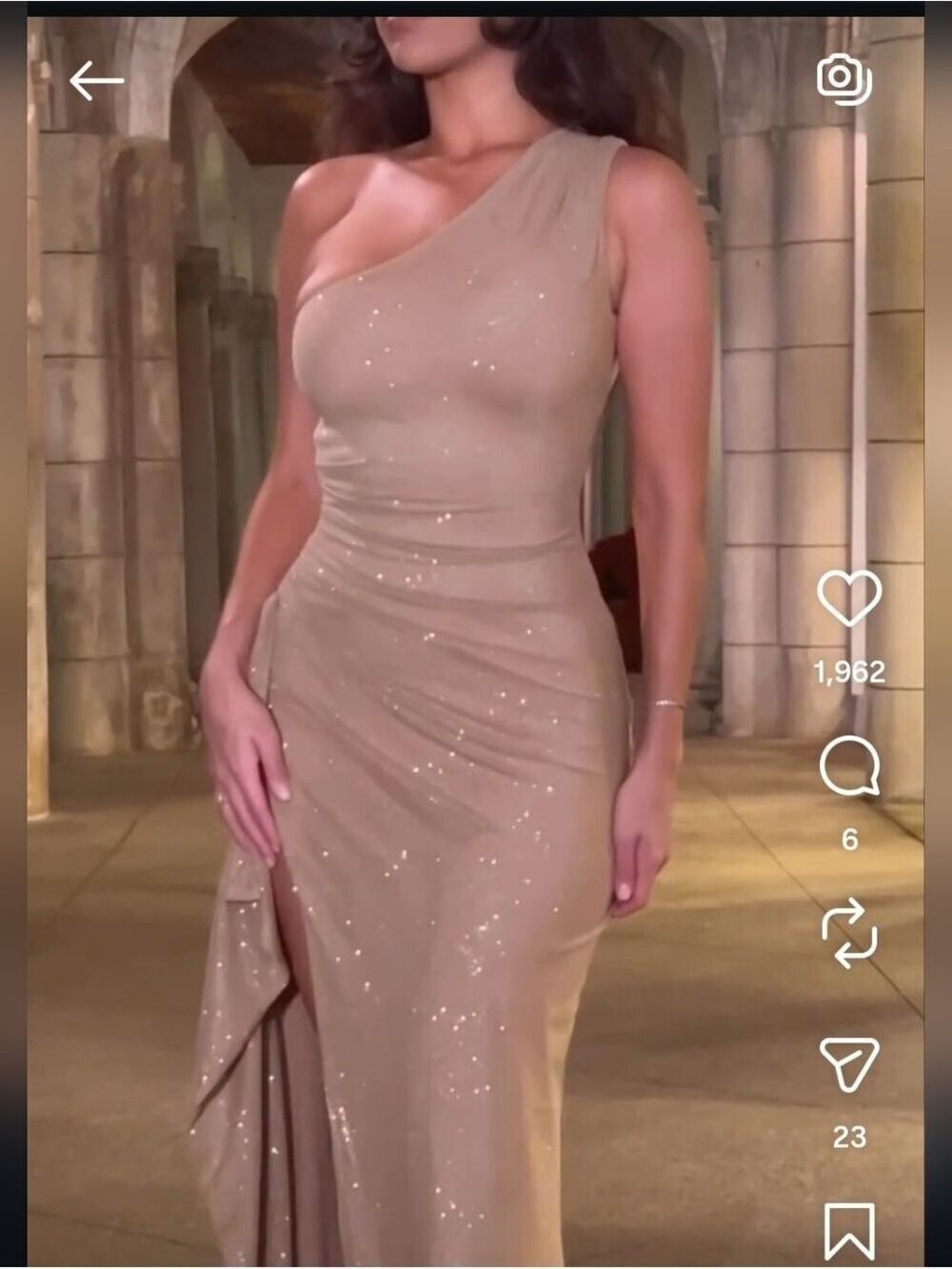Babyboo Genevieve Maxi Dress-Gold Sparkle
